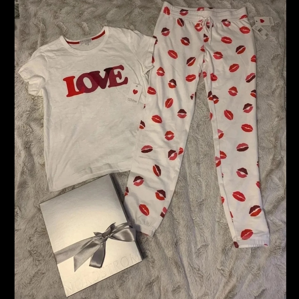 BNWT PJ Salvage Pajama Set Top & Bottom
